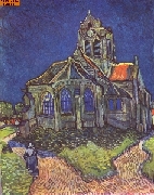 Kirche von Auvers nach van Gogh